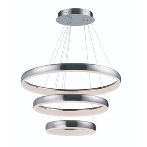 EE10038SN Innertube Linear Pendant Pendant Light - Satin Nickel EE10038SN Innertube Linear Pendant Pendant Light - Satin Nickel