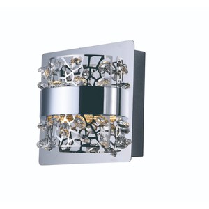EE2033120PC Tiara 1 Bulb Wall Sconce - Polished Chrome EE2033120PC Tiara 1 Bulb Wall Sconce - Polished Chrome