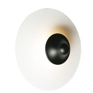 EE21461WTBK Radar 1 Bulb Wall Sconce - White / Black EE21461WTBK Radar 1 Bulb Wall Sconce - White / Black