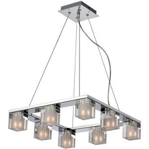 EE2203718 Blocs Linear Pendant Pendant Light - Polished Chrome EE2203718 Blocs Linear Pendant Pendant Light - Polished Chrome