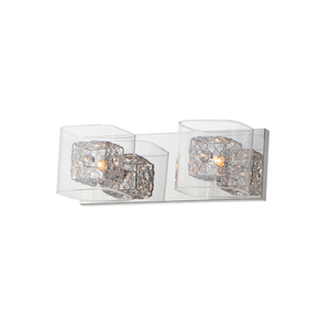 EE2283218PCPC Gem 2 Bulb Bathroom Lighting - Polished Chrome / Chrome EE2283218PCPC Gem 2 Bulb Bathroom Lighting - Polished Chrome / Chrome