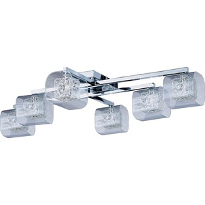 EE2283618SVPC Gem Semi Flush Mount Ceiling Light - Polished Chrome / Silver EE2283618SVPC Gem Semi Flush Mount Ceiling Light - Polished Chrome / Silver