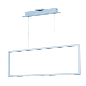 EE22864MW Rhombus Linear Pendant Pendant Light - Matte White EE22864MW Rhombus Linear Pendant Pendant Light - Matte White