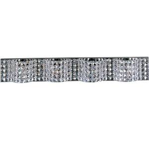 EE2427820PC Wave 4 or More Bulb Bathroom Lighting - Polished Chrome EE2427820PC Wave 4 or More Bulb Bathroom Lighting - Polished Chrome