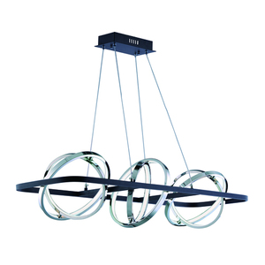 EE24788BKPC Gyro II Linear Pendant Pendant Light - Black and Polished Chrome EE24788BKPC Gyro II Linear Pendant Pendant Light - Black and Polished Chrome