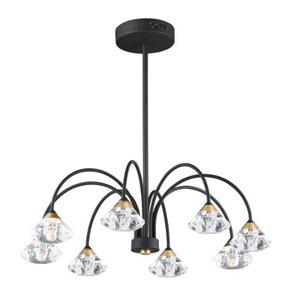 EE2480775BKMG Hope Mini Chandelier - Black / Metallic Gold EE2480775BKMG Hope Mini Chandelier - Black / Metallic Gold