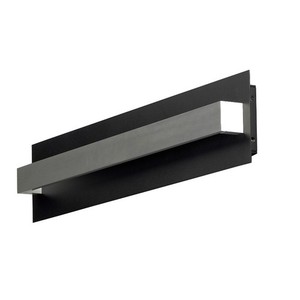 EE41294BKSA Alumilux Sconce 1 Bulb Wall Sconce - Black / Satin Aluminum EE41294BKSA Alumilux Sconce 1 Bulb Wall Sconce - Black / Satin Aluminum