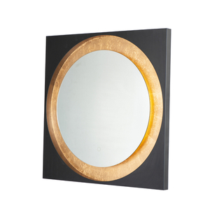 EE42040GLBK Floating Square / Rectangular Mirror - Gold Leaf / Black EE42040GLBK Floating Square / Rectangular Mirror - Gold Leaf / Black