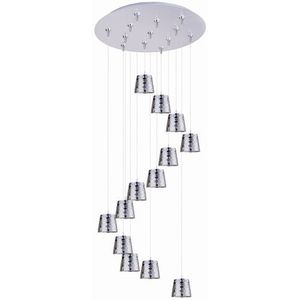 EE9380220SN Inca Multi Light Pendant Light - Satin Nickel EE9380220SN Inca Multi Light Pendant Light - Satin Nickel
