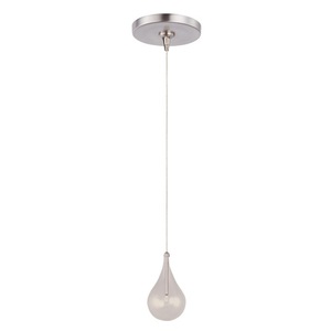 EE9441018SN Larmes Mini-Pendant Pendant Light - Satin Nickel EE9441018SN Larmes Mini-Pendant Pendant Light - Satin Nickel