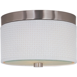 Flush Mount Ceiling Light 10" Width