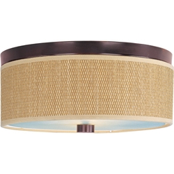 Flush Mount Ceiling Light 14" Width