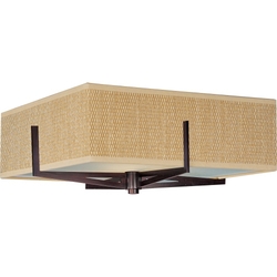 Flush Mount Ceiling Light 16" Width