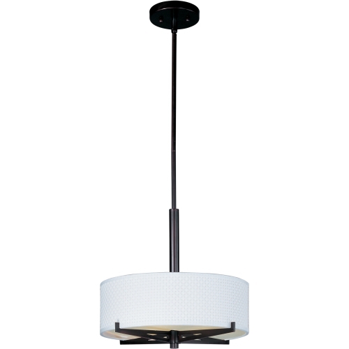 EE95405100OI Elements Down Light Pendant Light - Oil Rubbed Bronze / WhiteWeave EE95405100OI Elements Down Light Pendant Light - Oil Rubbed Bronze / WhiteWeave