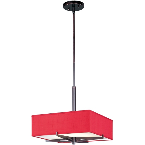 EE95445105OI Elements Down Light Pendant Light - Oil Rubbed Bronze / Red EE95445105OI Elements Down Light Pendant Light - Oil Rubbed Bronze / Red