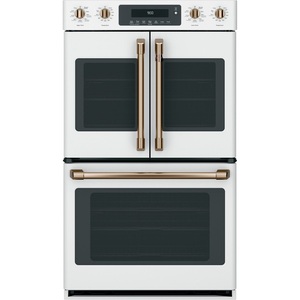 GCTD90FP4MW2 Double Electric Wall Oven - Matte White/Brushed Bronze GCTD90FP4MW2 Double Electric Wall Oven - Matte White/Brushed Bronze