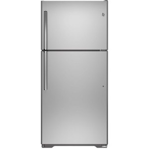 GGTE18ISHSS Top Freezer Refrigerator - Stainless Steel GGTE18ISHSS Top Freezer Refrigerator - Stainless Steel