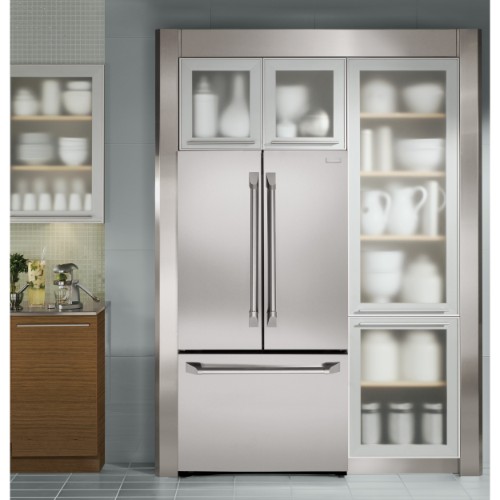 Gzwe23eshss French Door Refrigerator Stainless Steel At