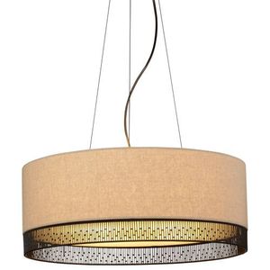 LPF650TNBZCF Hollywood Beach Drum Pendant Pendant Light - Bronze LPF650TNBZCF Hollywood Beach Drum Pendant Pendant Light - Bronze