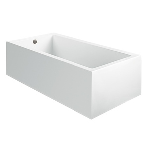 MTIS209ASCULPT4 Andrea 23 66" Soaking Tub - White MTIS209ASCULPT4 Andrea 23 66" Soaking Tub - White