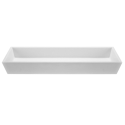Vessel Style Bathroom Sink 41-1/8'' x 14-3/8'' x 4-5/8'' Vessel Style Bathroom Sink 41-1/8'' x 14-3/8'' x 4-5/8''