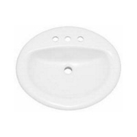 Self-Rimming Bathroom Sink 19'' x 19'' x 8'' Self-Rimming Bathroom Sink 19'' x 19'' x 8''