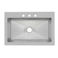 Single Bowl Sinks 33'' x 22'' x 9'' Single Bowl Sinks 33'' x 22'' x 9''