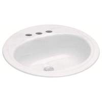 Self-Rimming Bathroom Sink 19 x 19 X 7-1/2 Self-Rimming Bathroom Sink 19 x 19 X 7-1/2