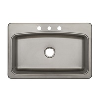 Single Bowl Sinks 33 x 22 x 8 Single Bowl Sinks 33 x 22 x 8