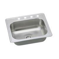 Single Bowl Sinks 25 x 22-1/16 x 6 Single Bowl Sinks 25 x 22-1/16 x 6