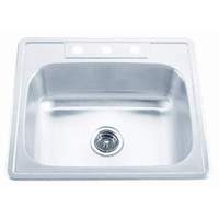 Single Bowl Sinks 25 x 22 x6-1/2 Single Bowl Sinks 25 x 22 x6-1/2