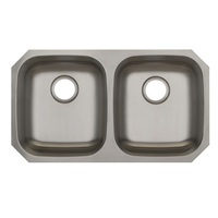 Double Bowl Kitchen Sink 32-5/16 x 18-9/16 x 6 Double Bowl Kitchen Sink 32-5/16 x 18-9/16 x 6