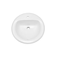 Self-Rimming Bathroom Sink 19'' x 19'' x 8'' Self-Rimming Bathroom Sink 19'' x 19'' x 8''