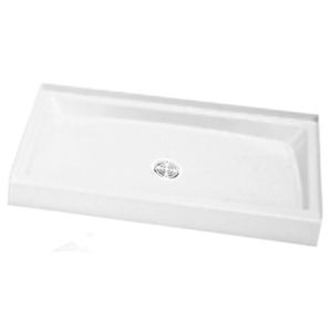 PFSB3636WH Morenci Single Threshold Up To 42" Shower Base - White PFSB3636WH Morenci Single Threshold Up To 42" Shower Base - White