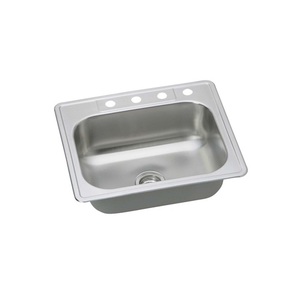 PFSR252284A Bealeton Stainless Steel Single Bowl Kitchen Sink - Stainless Steel PFSR252284A Bealeton Stainless Steel Single Bowl Kitchen Sink - Stainless Steel