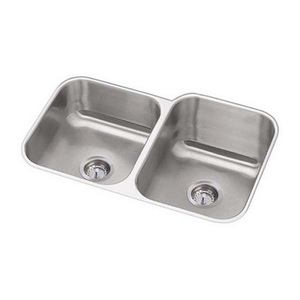 PFUC908RA Plomosa Stainless Steel Undermount - Double Bowl Kitchen Sink - Stainless Steel PFUC908RA Plomosa Stainless Steel Undermount - Double Bowl Kitchen Sink - Stainless Steel
