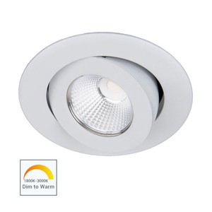 WR3BRAFWDWT Oculux Warm Dim 3'' Trim Kit Recessed Lighting - White WR3BRAFWDWT Oculux Warm Dim 3'' Trim Kit Recessed Lighting - White