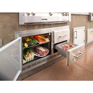 AARXE42 Refrigerator Outdoor Kitchen - Stainless Steel AARXE42 Refrigerator Outdoor Kitchen - Stainless Steel