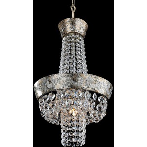 A024050006FR001 Romanov Mini Chandelier - Antique Silver Leaf A024050006FR001 Romanov Mini Chandelier - Antique Silver Leaf