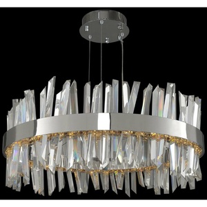 A30255010 Glacier Drum Pendant Pendant Light - Chrome A30255010 Glacier Drum Pendant Pendant Light - Chrome