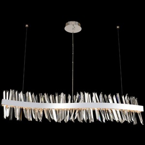 A30258010 Glacier Linear Pendant Pendant Light - Chrome A30258010 Glacier Linear Pendant Pendant Light - Chrome