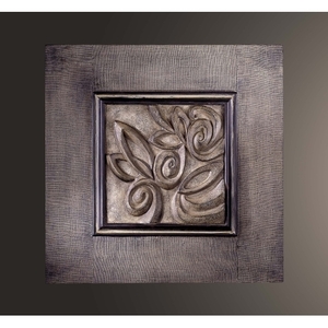 A400170 Global Wall Art Wall Decor - Dark Burlap w/Warm Silver A400170 Global Wall Art Wall Decor - Dark Burlap w/Warm Silver