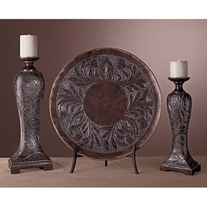 A408310 Classics Candle Holder Accent - Rustic Bronze A408310 Classics Candle Holder Accent - Rustic Bronze