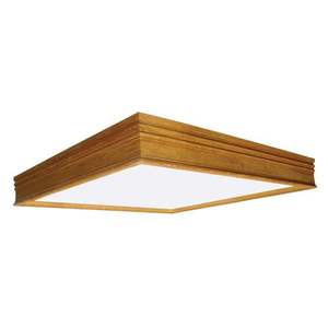 actk2u3r8 traditional wood flush mount ceiling light oak at