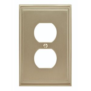 ABP36522BBZ Mulholland Outlet Plate Switch Plate - Golden Champagne ABP36522BBZ Mulholland Outlet Plate Switch Plate - Golden Champagne