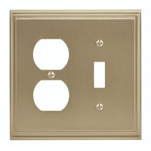 ABP36524BBZ Mulholland Switch/Outlet Plate Switch Plate - Golden Champagne ABP36524BBZ Mulholland Switch/Outlet Plate Switch Plate - Golden Champagne