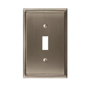 ABP36514G10 Mulholland Switch Plate Switch Plate - Satin Nickel ABP36514G10 Mulholland Switch Plate Switch Plate - Satin Nickel
