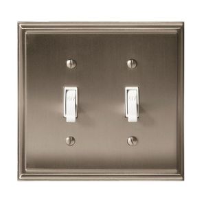 ABP36515G10 Mulholland Switch Plate Switch Plate - Satin Nickel ABP36515G10 Mulholland Switch Plate Switch Plate - Satin Nickel