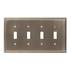ABP36517G10 Mulholland Switch Plate Switch Plate - Satin Nickel ABP36517G10 Mulholland Switch Plate Switch Plate - Satin Nickel