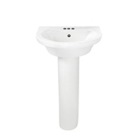 Pedestal Bathroom Sink 21'' x 18-1/2'' x 36'' Pedestal Bathroom Sink 21'' x 18-1/2'' x 36''